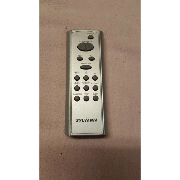 Original OEM Sylvania Stereo CD Radio System Remote Control - Picture 1 of 4